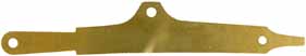Sideplate for Bedford County or Armstrong, Maryland longifle, brass